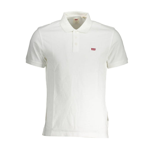 Levi's White Cotton Polo for Men