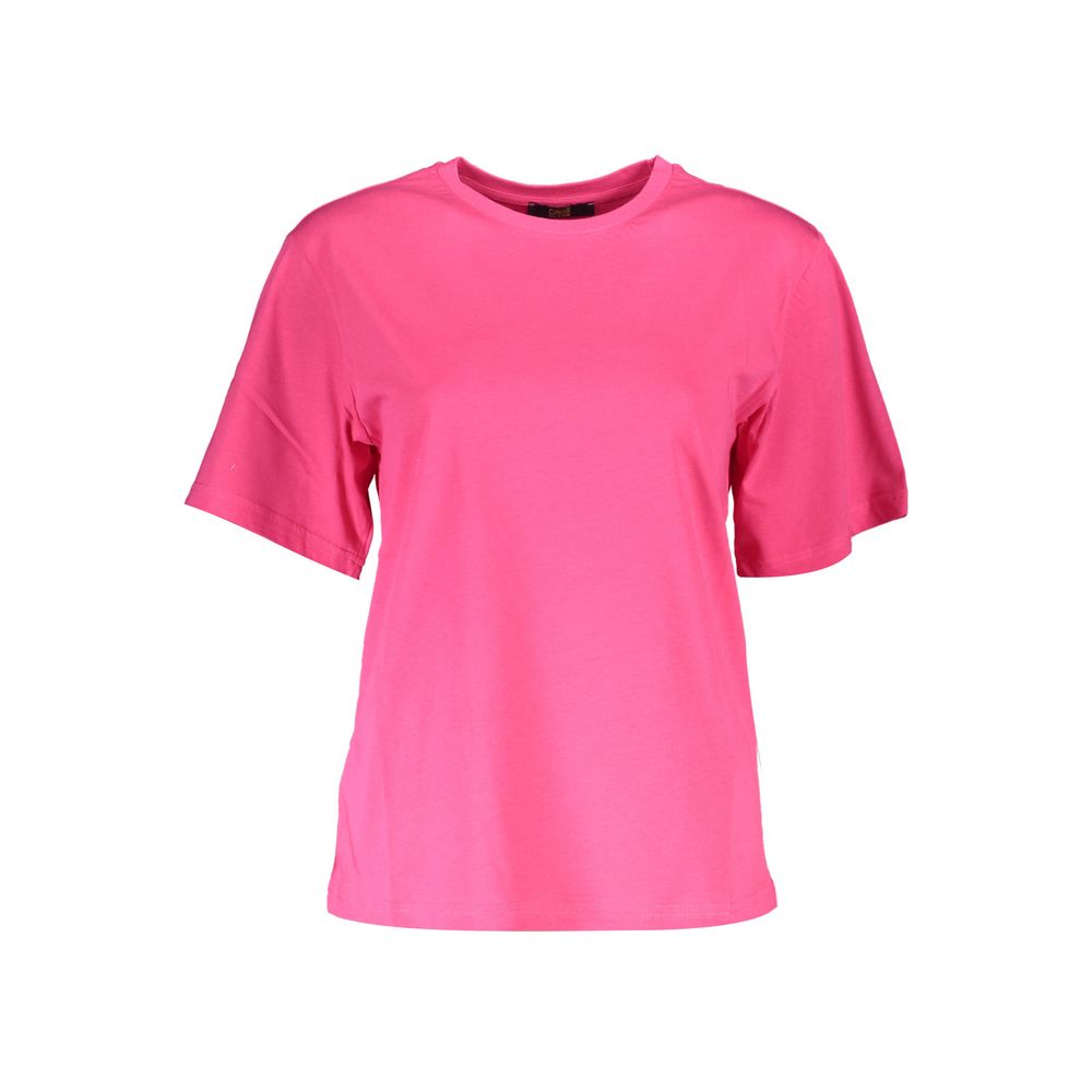 Cavalli Class Pink Cotton Women's T-Shirt