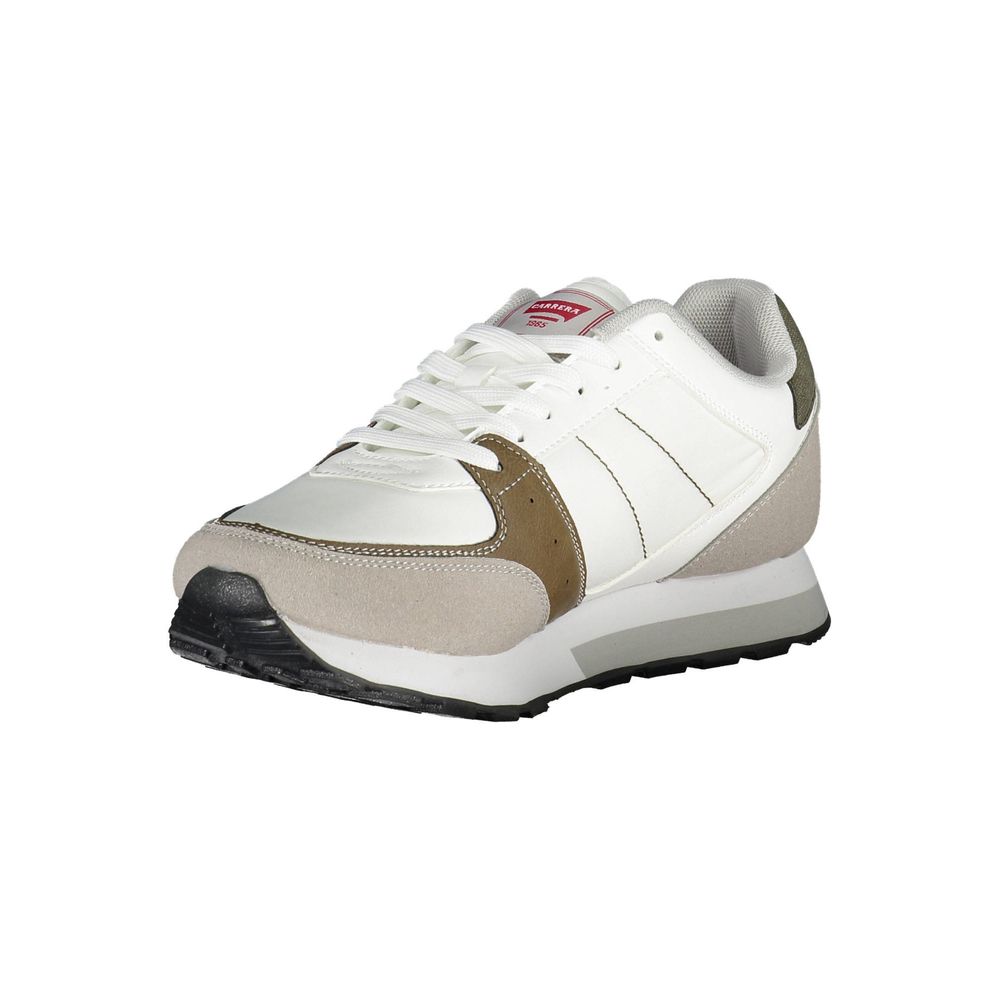 Carrera White Eco Leather Men's Sneakers