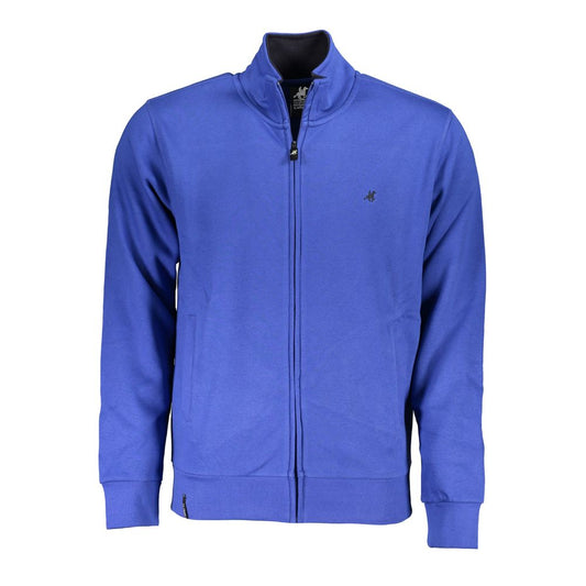 US Grand Polo Stylish long sleeve zip up polo sweatshirt