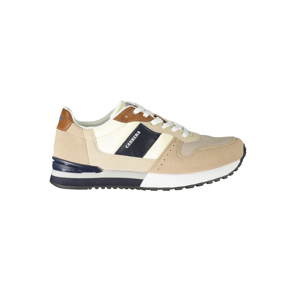 Carrera Beige Polyester Sneakers