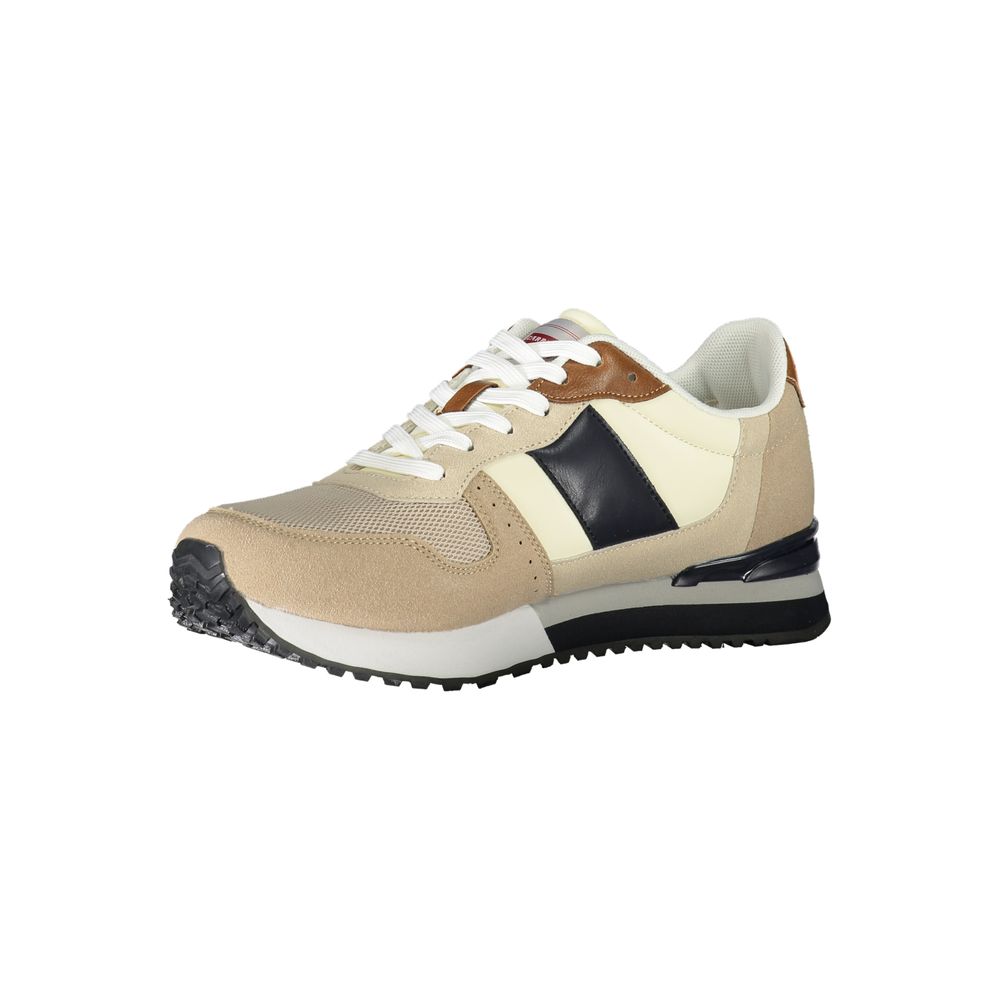 Carrera Beige Polyester Sneakers