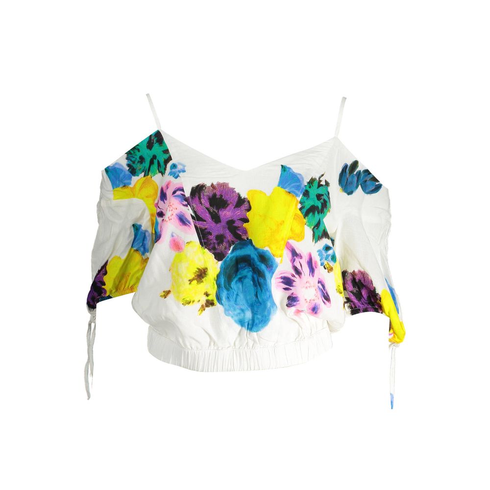 Desigual White Viscose Top for Women