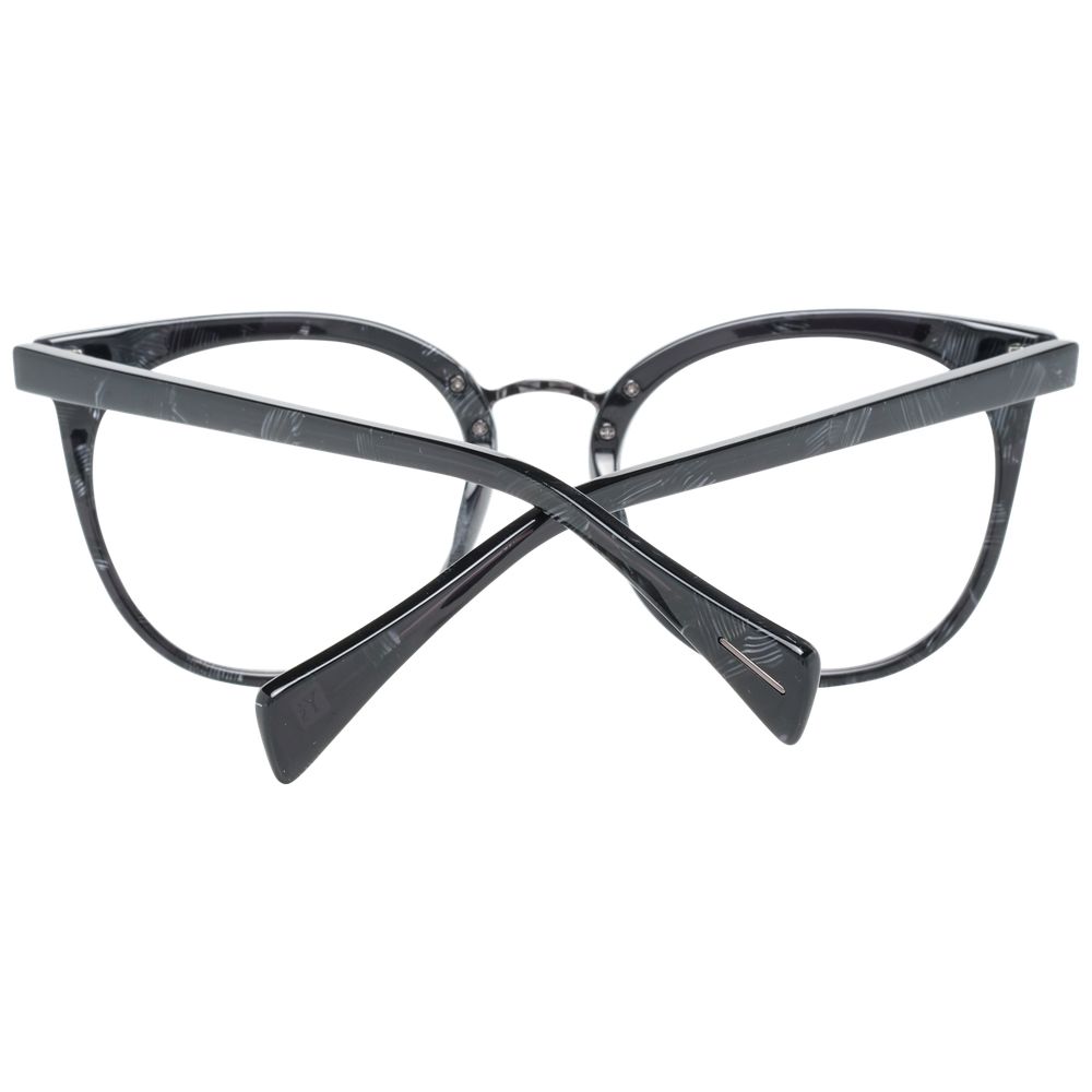 Yohji Yamamoto Gray Men Optical Eyeglasses Frames