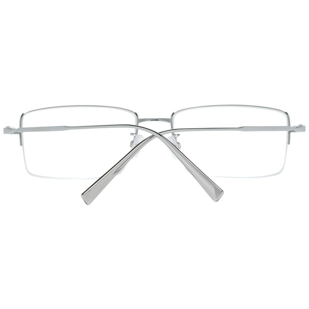 Ermenegildo Zegna Silver Optical Eyeglasses Frames for Men