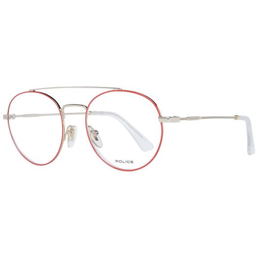 Police Red Men Optical Eyeglass Frames