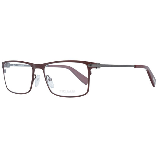 Trussardi Burgundy Optical Eyeglasses Frames for Men