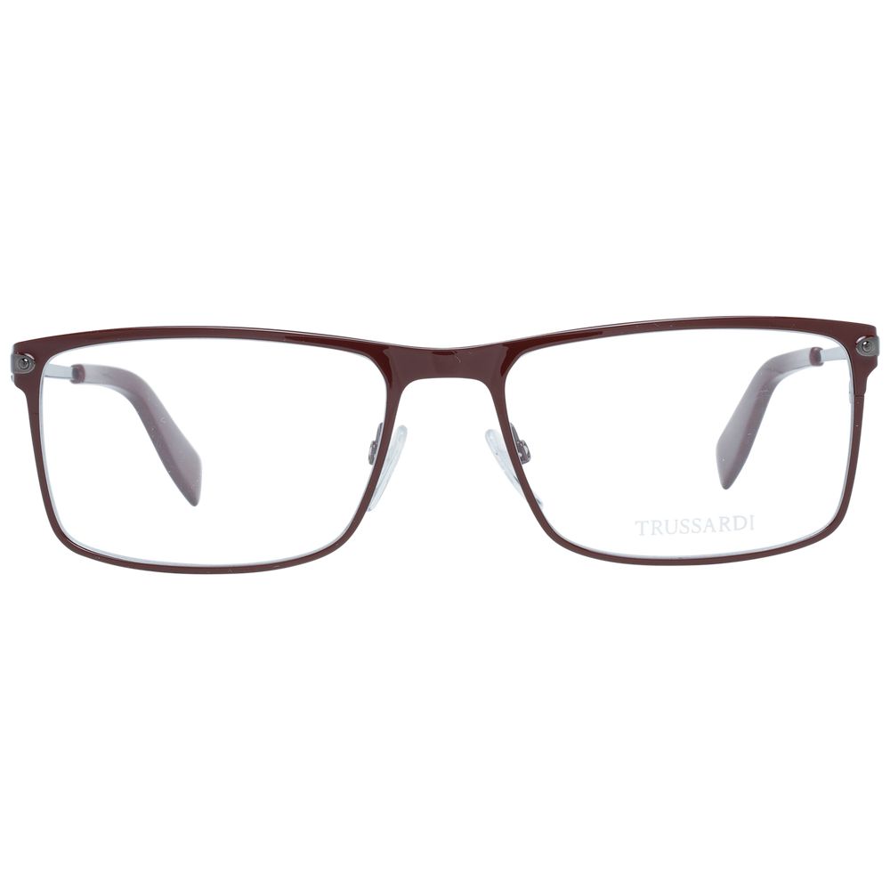 Trussardi Burgundy Optical Eyeglasses Frames for Men