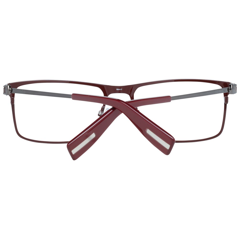 Trussardi Burgundy Optical Eyeglasses Frames for Men