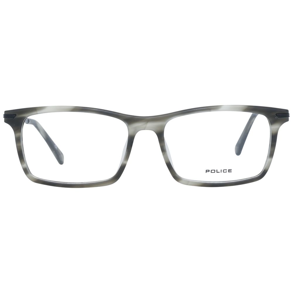 Police Gray Men Optical Eyeglasses Frames