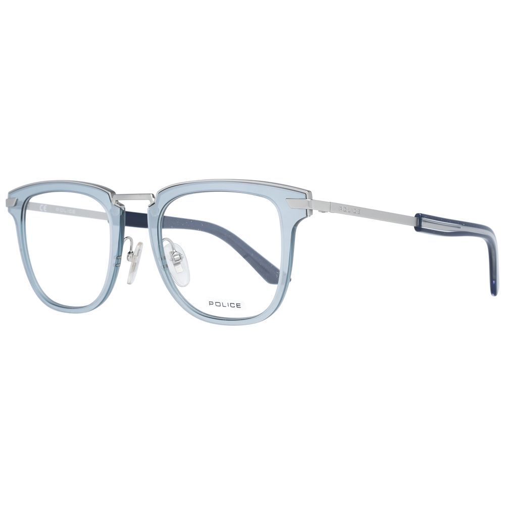 Police Silver Optical Eyeglasses Frames for Men