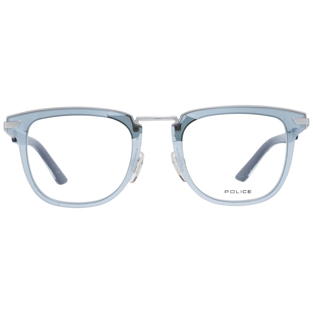 Police Silver Optical Eyeglasses Frames for Men