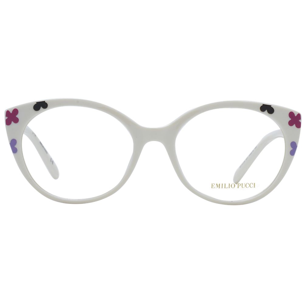 Emilio Pucci White Optical Eyeglasses Frames for Women