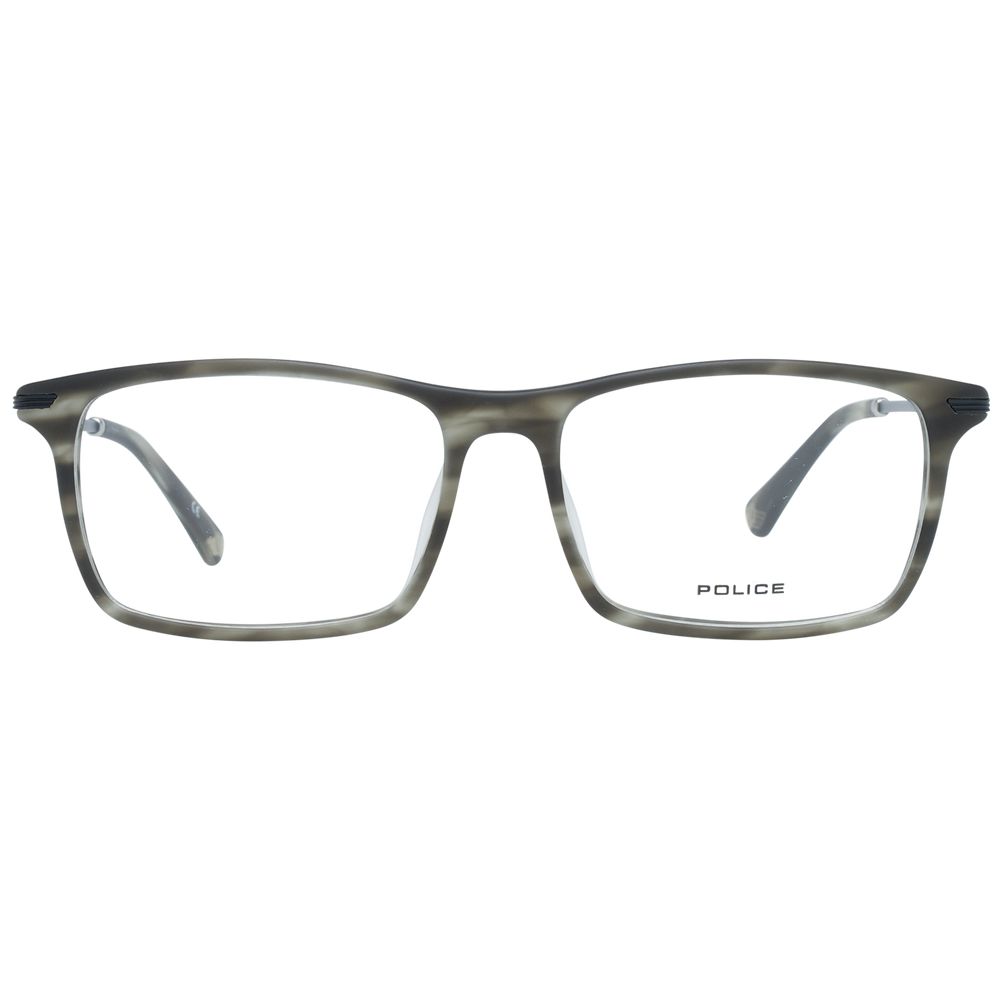 Police Gray Men Optical Eyeglasses Frames