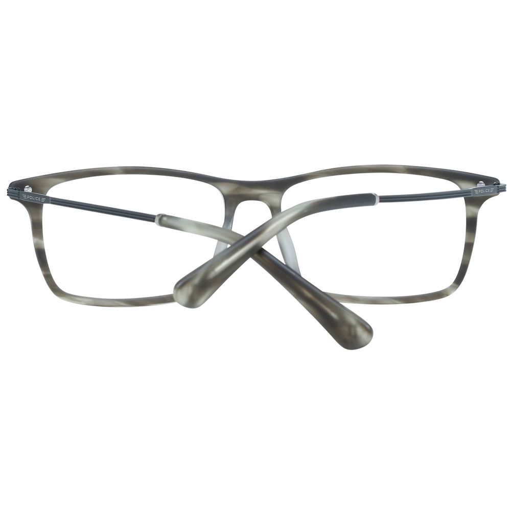 Police Gray Men Optical Eyeglasses Frames