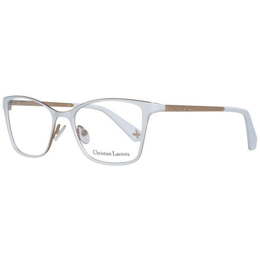 Christian Lacroix White Optical Eyeglasses Frames for Women