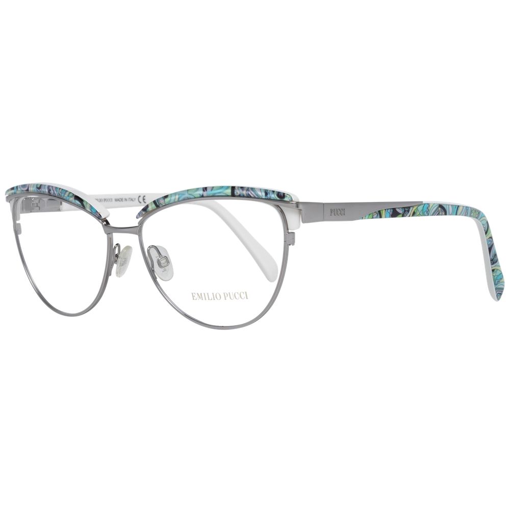 Emilio Pucci Silver Optical Eyeglasses Frames for Women