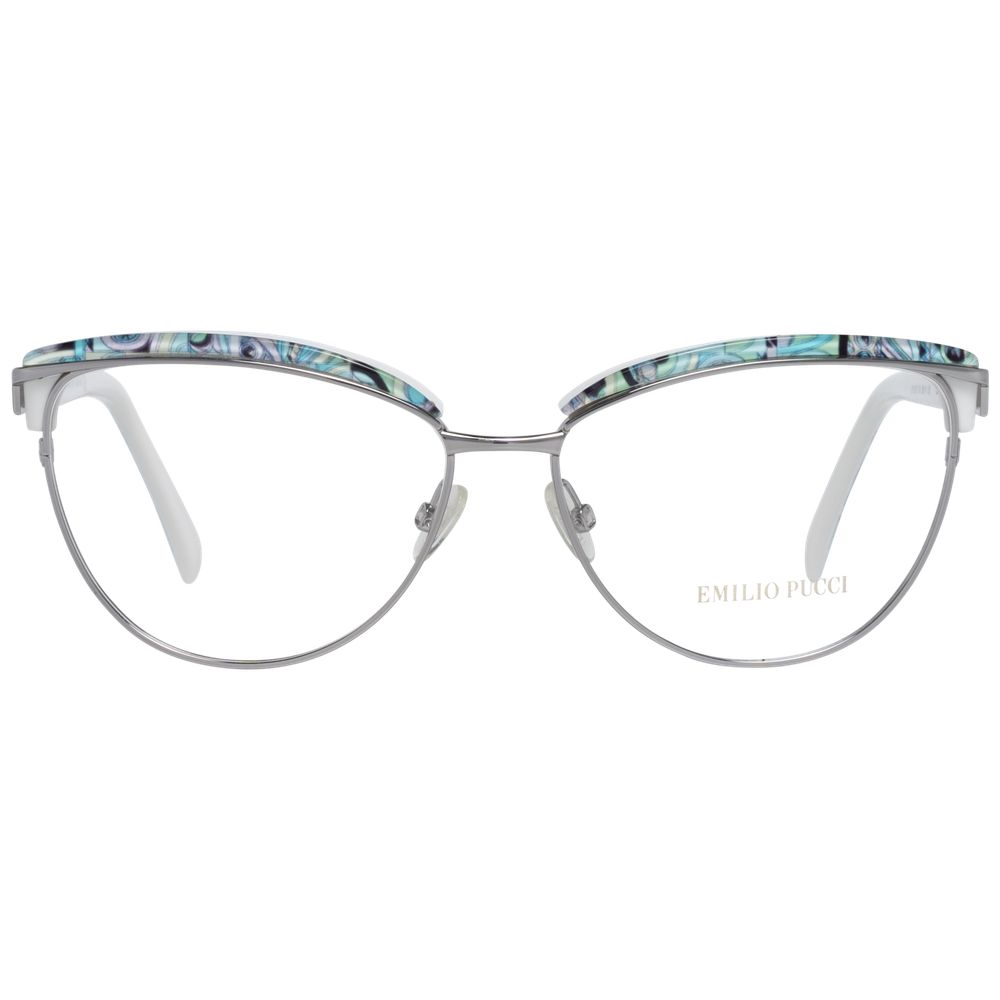 Emilio Pucci Silver Optical Eyeglasses Frames for Women