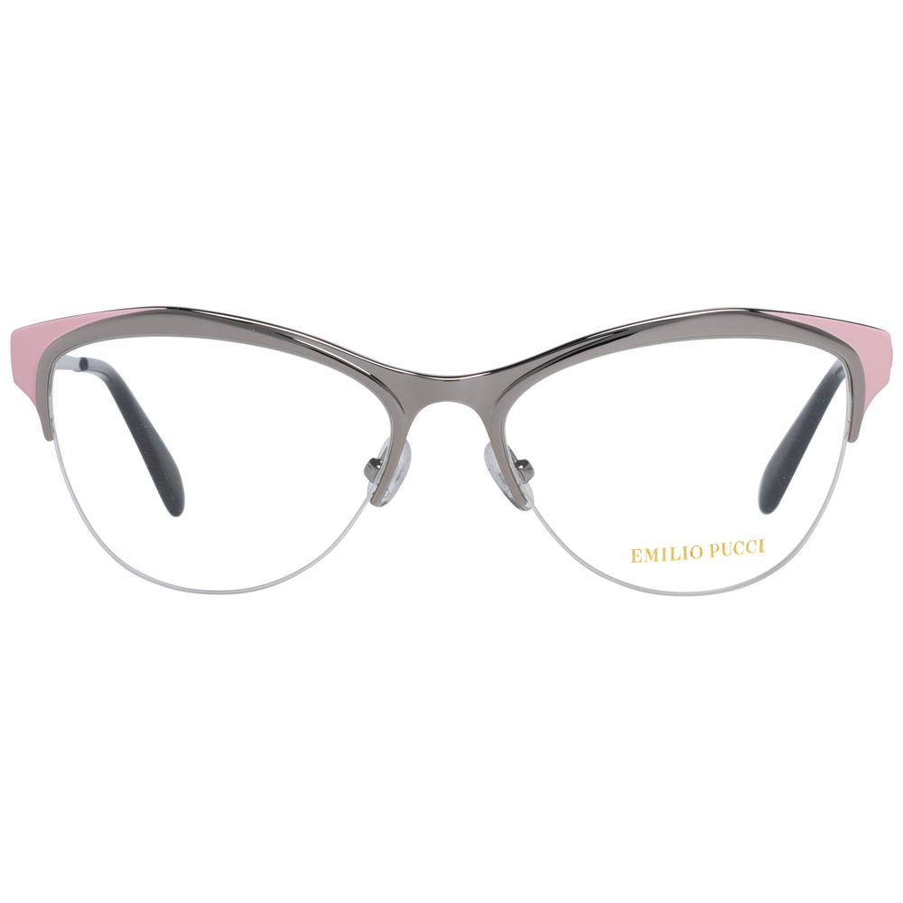 Emilio Pucci Silver Optical Eyeglasses Frames for Women