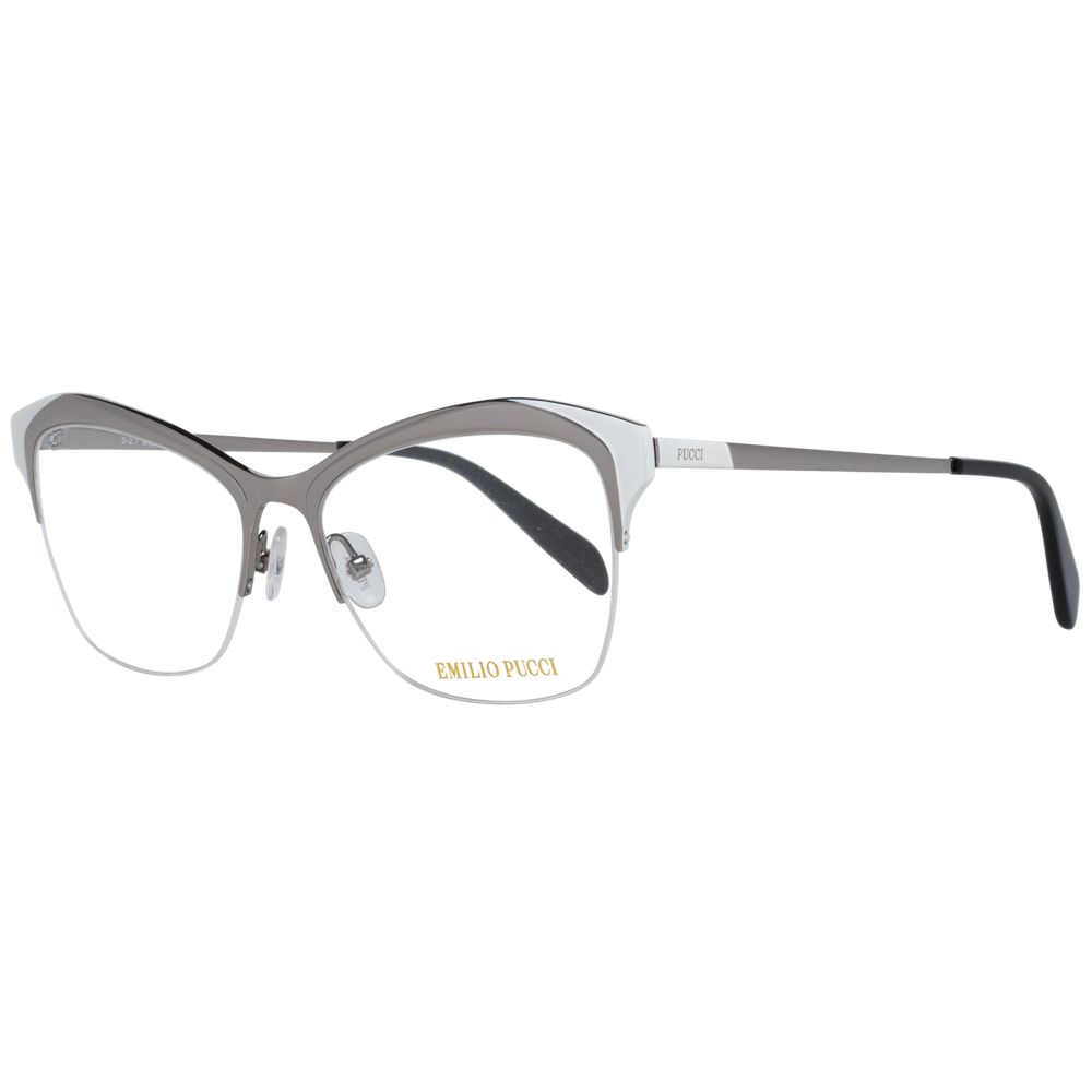 Emilio Pucci Silver Optical Eyeglasses Frames for Women