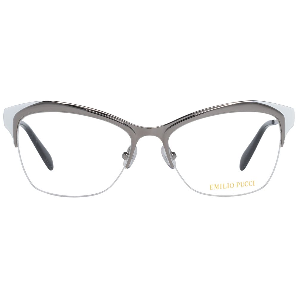 Emilio Pucci Silver Optical Eyeglasses Frames for Women