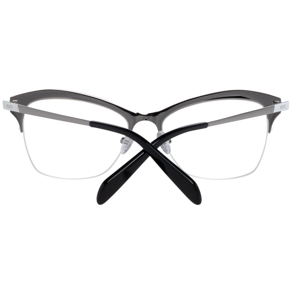 Emilio Pucci Silver Optical Eyeglasses Frames for Women