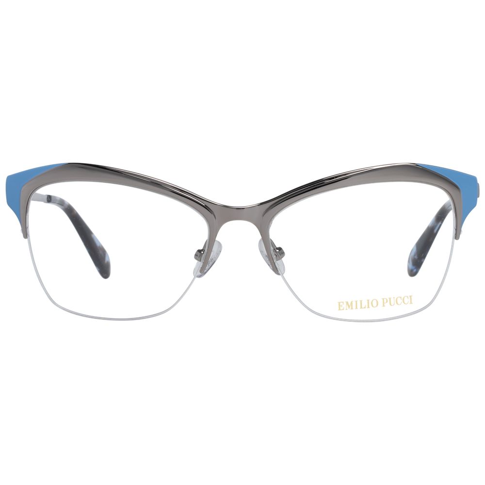 Emilio Pucci Silver Optical Eyeglasses Frames for Women