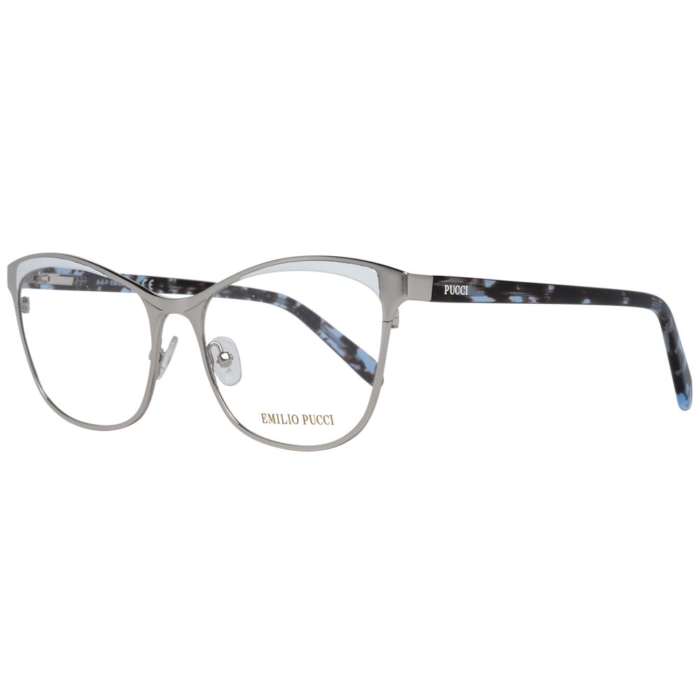 Emilio Pucci Silver Optical Eyeglasses Frames for Women