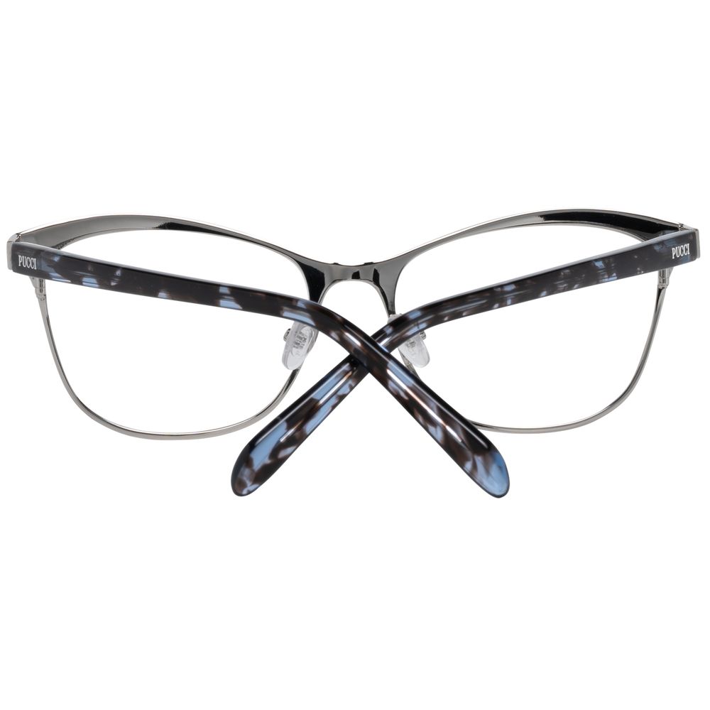 Emilio Pucci Silver Optical Eyeglasses Frames for Women