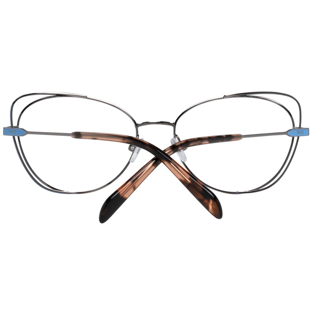 Emilio Pucci Silver Optical Eyeglasses Frames for Women