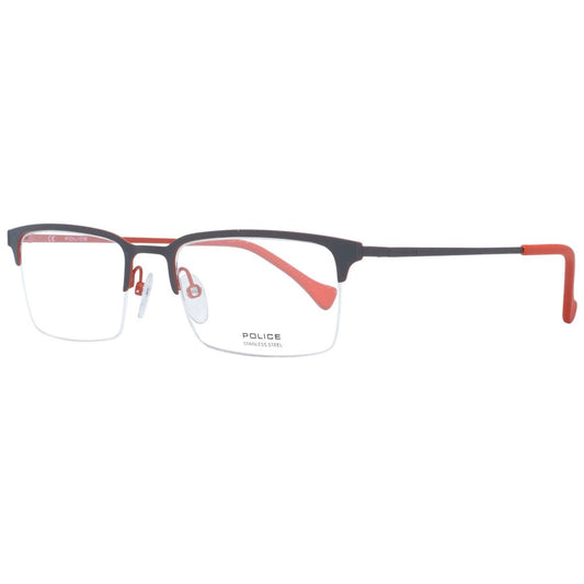 Police Red Men Optical Eyeglass Frames