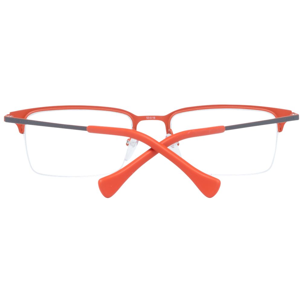 Police Red Men Optical Eyeglass Frames