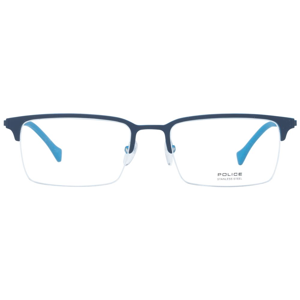 Police Blue Optical Eyeglasses Frames for Men