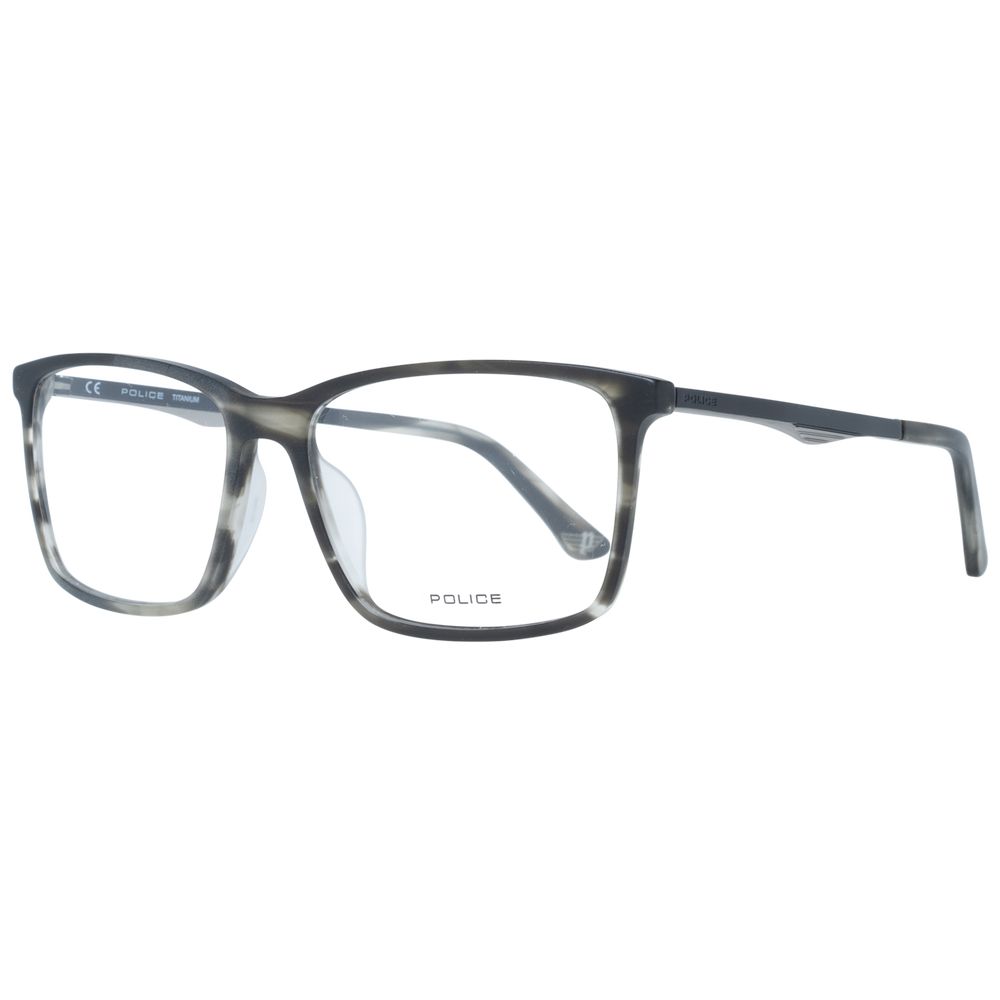 Police Gray Men Optical Eyeglasses Frames