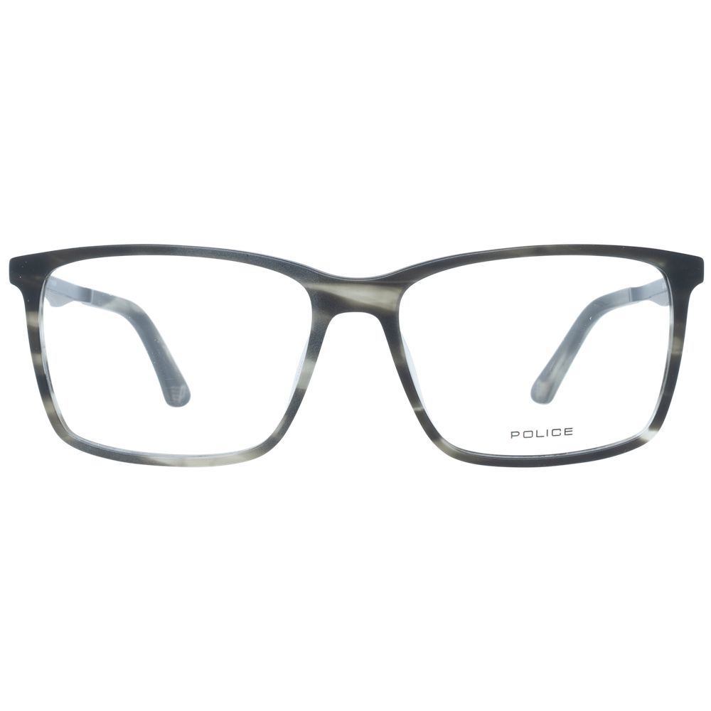 Police Gray Men Optical Eyeglasses Frames