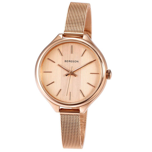 Bergson Rose Gold ladies watch