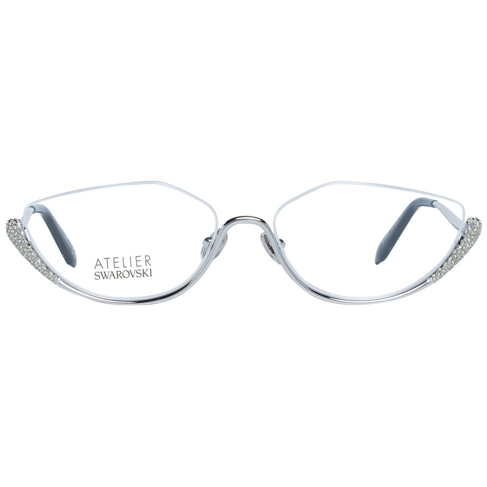 Atelier Swarovski Silver Optical Eyeglasses Frames for Women