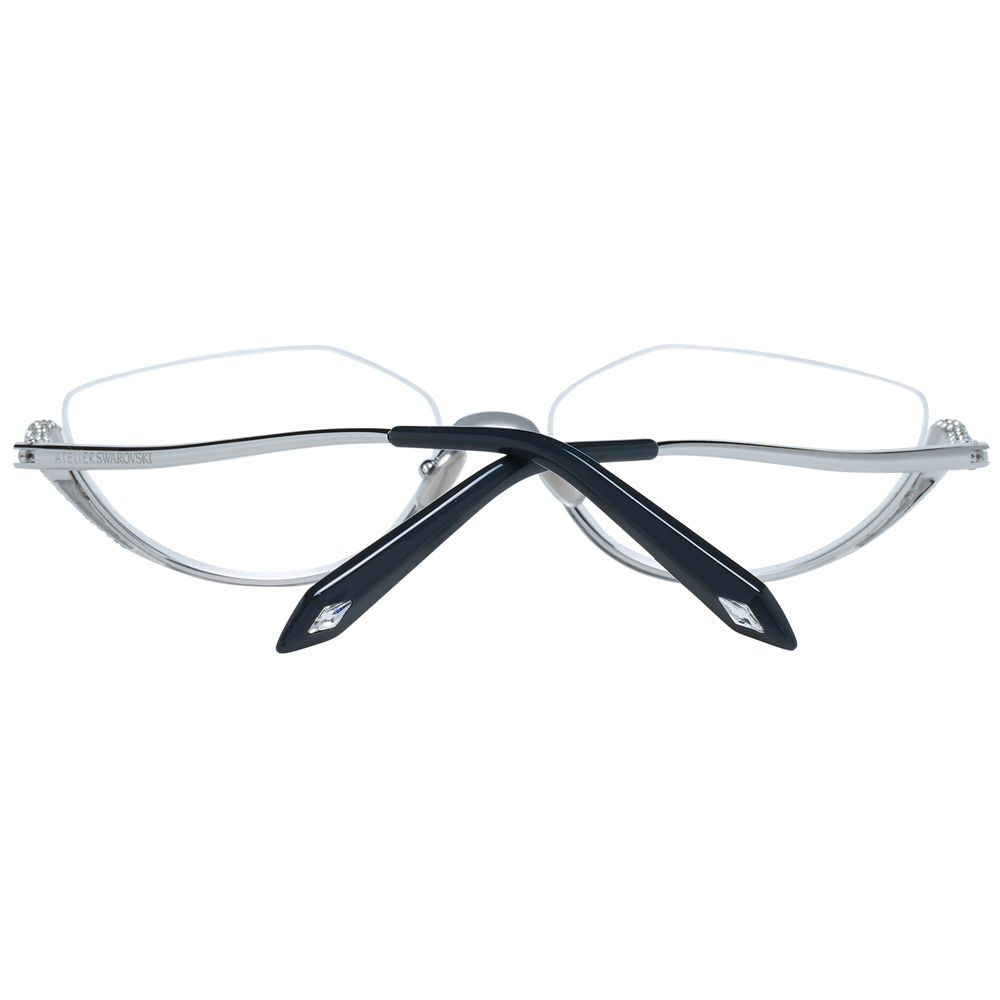 Atelier Swarovski Silver Optical Eyeglasses Frames for Women