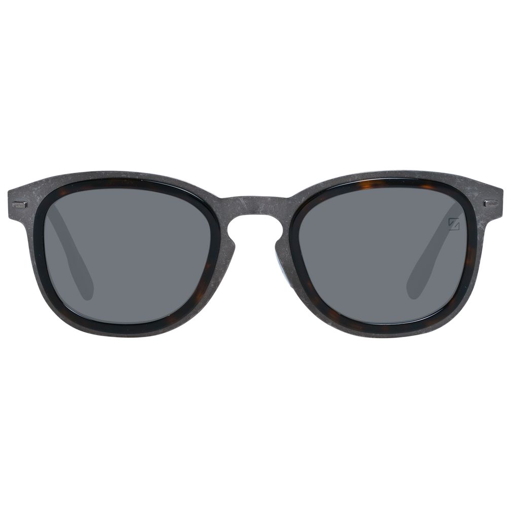 Zegna Couture Gray Men's Sunglasses