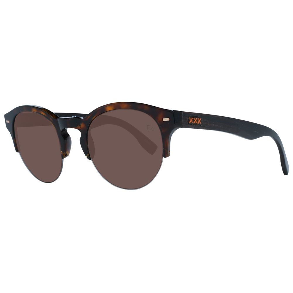 Zegna Couture Braun Herren Sonnenbrille