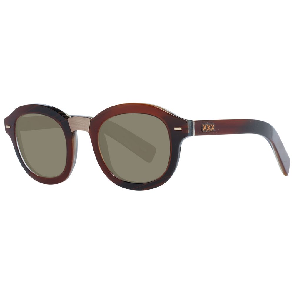 Zegna Couture Braun Herren Sonnenbrille