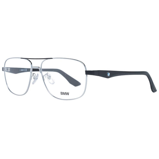 BMW Silver Optical Eyeglasses Frames for Men