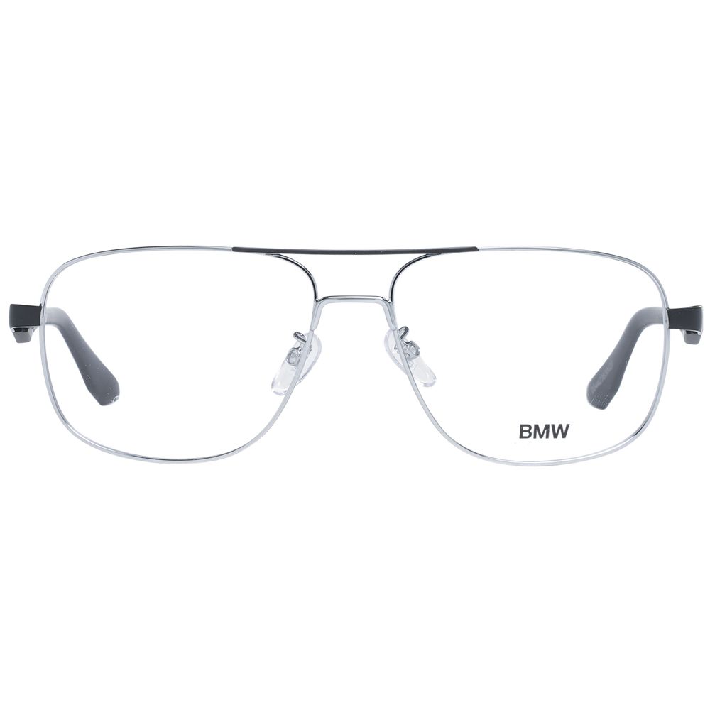 BMW Silver Optical Eyeglasses Frames for Men