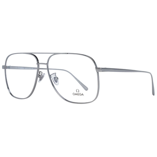 Omega Gray Men Optical Eyeglasses Frames