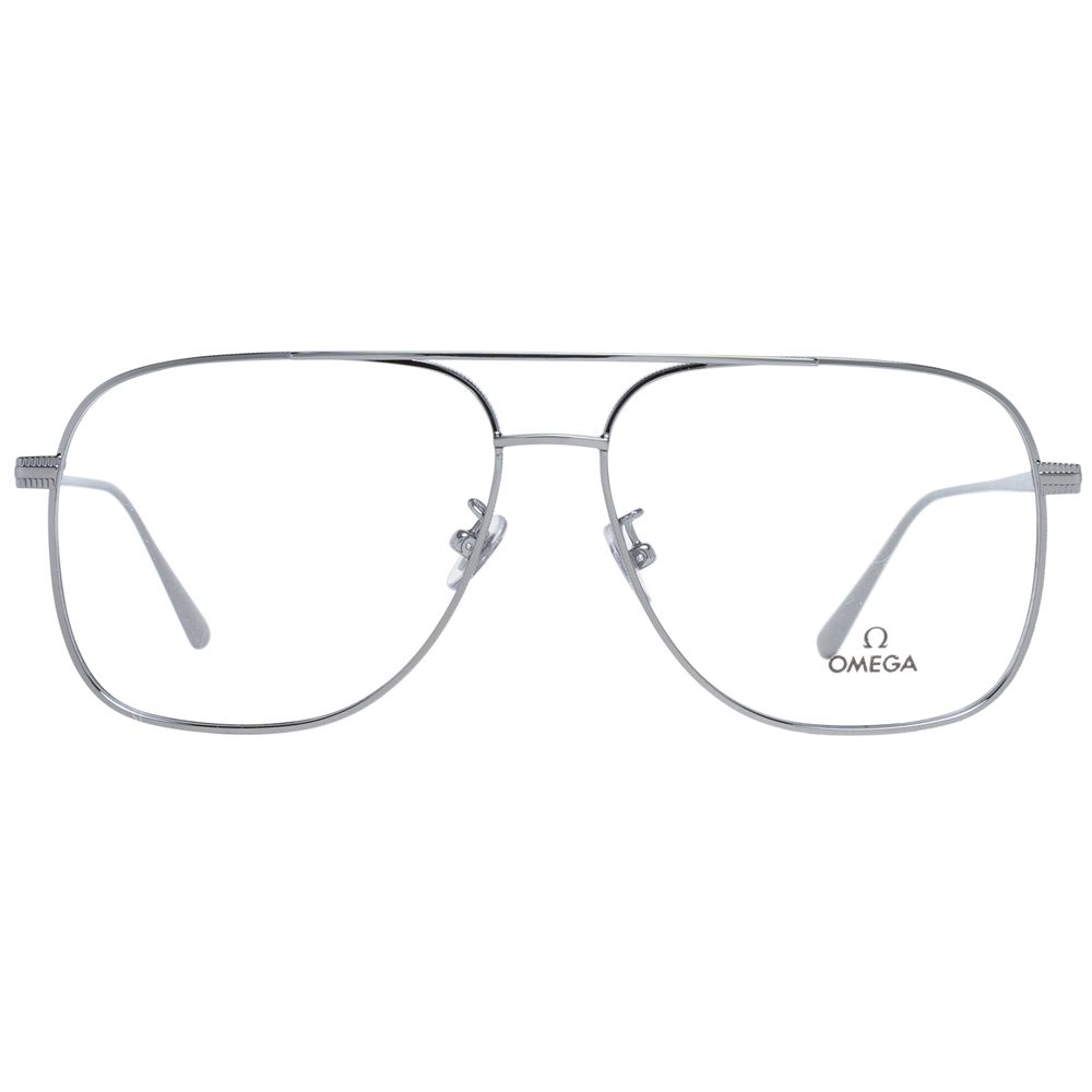 Omega Gray Men Optical Eyeglasses Frames