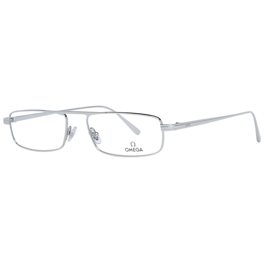 Omega Silver Optical Eyeglasses Frames for Men