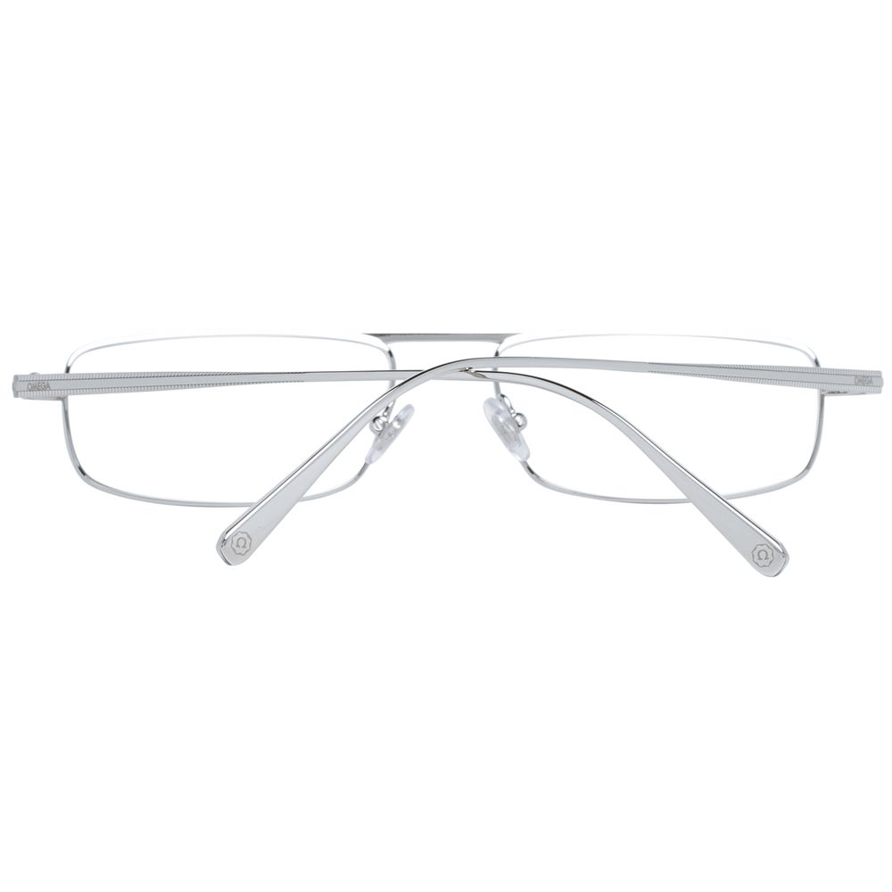 Omega Silver Optical Eyeglasses Frames for Men