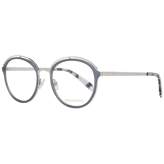 Emilio Pucci Silver Optical Eyeglasses Frames for Women