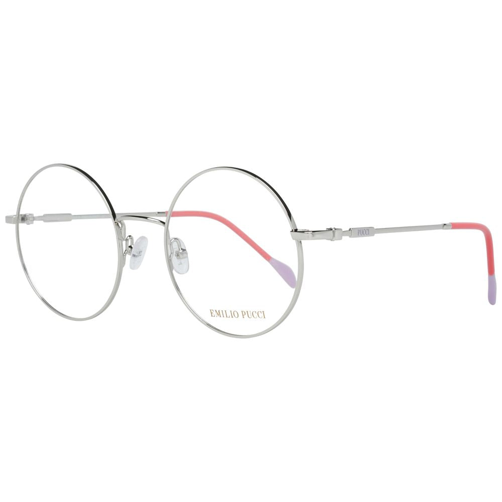 Emilio Pucci Silver Optical Eyeglasses Frames for Women