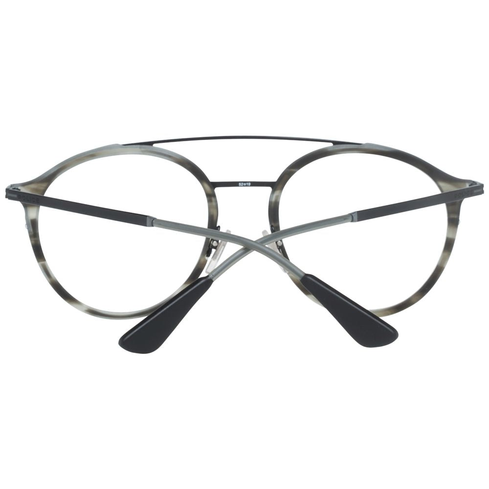 Police Gray Men Optical Eyeglasses Frames